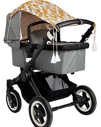Mara Mea Telo Parasole per Carrozzina - Ocra - 100% Cotone Accessori