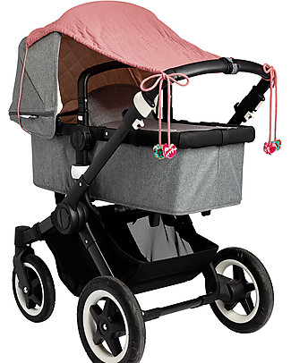 Mara Mea Telo Parasole per Carrozzina - Rosa Blush - 100% Cotone Accessori