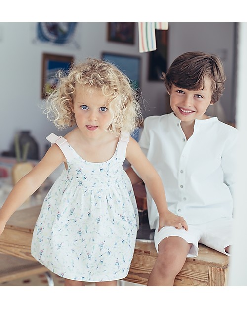 Fiocco nascita bambina rosa chiaro e bianco