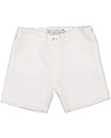 Maria Bianca Bermuda Chino in Lino, Bianco -  Perfetto da Cerimonia! Pantaloni Corti