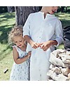 Maria Bianca Bermuda Chino in Lino, Bianco -  Perfetto da Cerimonia! Pantaloni Corti