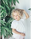 Maria Bianca Blusa Bimba Con Gale, Bianco - 100% Cotone! Bluse
