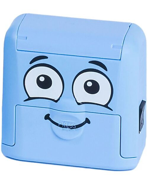 Marky Timbro Personalizzabile - Blu - Perfetto per Tessuti e Oggetti scolastici Adesivi e Timbri