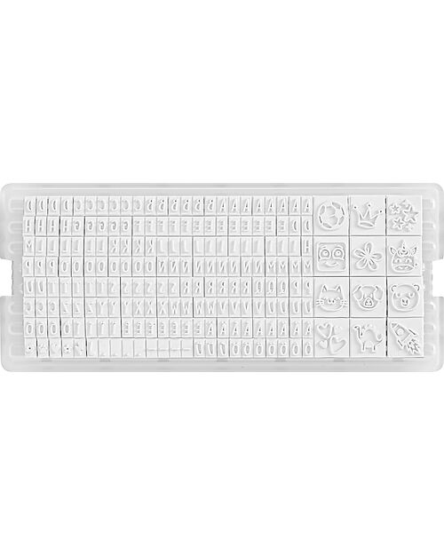 Marky Timbro Personalizzabile - Rosa - Perfetto per Tessuti e Oggetti scolastici Adesivi e Timbri