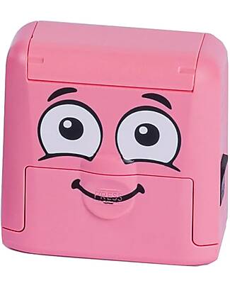 Marky Timbro Personalizzabile - Rosa - Perfetto per Tessuti e Oggetti scolastici Adesivi e Timbri