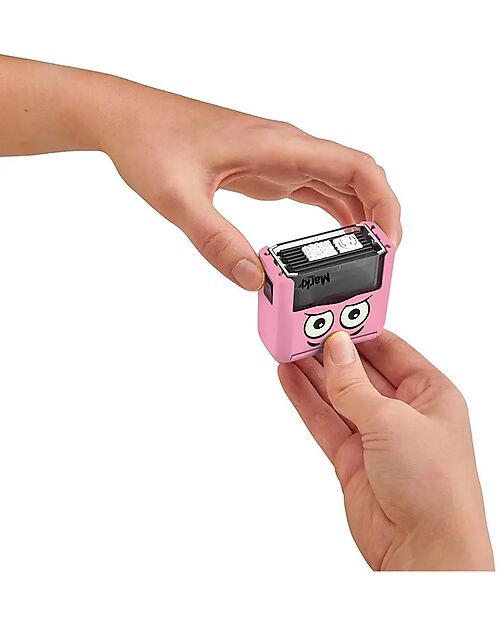 Marky Timbro Personalizzabile - Rosa - Perfetto per Tessuti e Oggetti scolastici Adesivi e Timbri