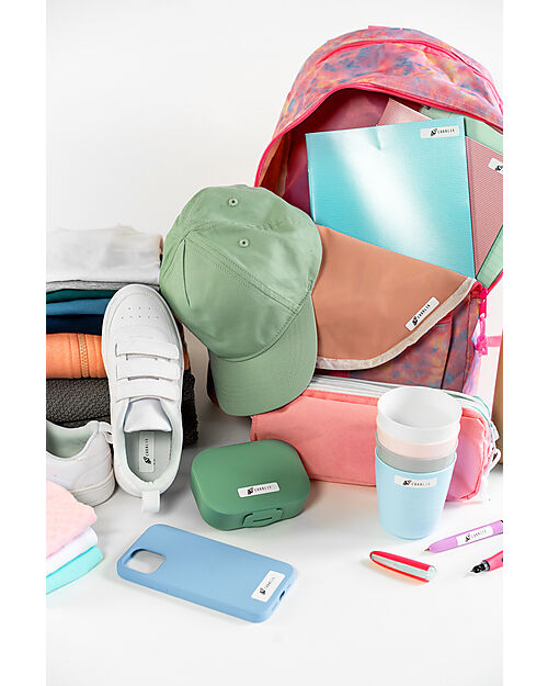 Marky Timbro Personalizzabile - Verde - Perfetto per Tessuti e Oggetti scolastici Adesivi e Timbri