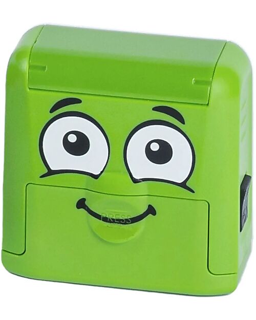 Marky Timbro Personalizzabile - Verde - Perfetto per Tessuti e Oggetti scolastici Adesivi e Timbri