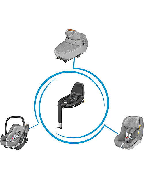 Maxi Cosi Base Family Fix 3 i-Size - per Seggiolini Coral, Pebble Pro e Pearl Pro2 i-Size Accessori Seggiolini Auto