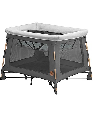 Maxi Cosi Lettino 3 in 1 Swift - Grafite - Dalla nascita a 3 anni + Giostrina Musicale Letti Singoli