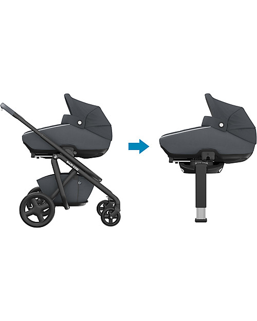 Maxi Cosi Navicella Auto - Jade Essential - Grafite - Dalla nascita a 6 mesi Accessori Seggiolini Auto