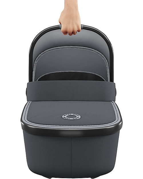 Maxi Cosi Navicella per Passeggini Maxi Cosi - Oria Essential Grafite - Dalla nascita a 6 mesi Carrozzine e Navicelle