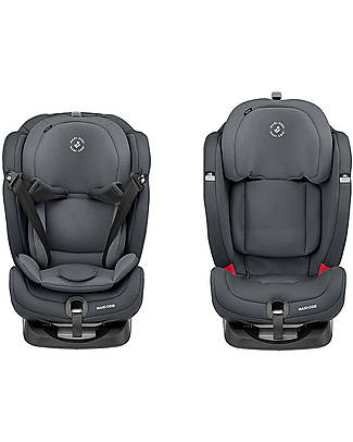 Maxi Cosi OUTLET - Seggiolino Auto Titan Plus Gruppo 1/2/3 - Grafite Authentic - da 9 mesi a 12 anni! - Pezzo di Showroom Seggiolini Auto Gruppo 1/2/3