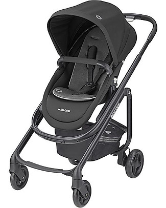 Maxi Cosi Passeggino Lila SP - Essential Nero + Seggiolino Cabriofix Passeggini