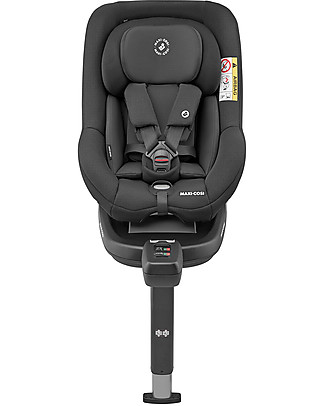 Maxi Cosi Seggiolino Auto Beryl Nero Authentic + Cuscino Intelligente Antiabbandono E-Safety Seggiolini Auto Bimbi Piccoli