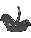 Maxi Cosi Seggiolino Auto CabrioFix Nero + Cuscino Intelligente Antiabbandono E-Safety Seggiolini Auto Gruppo 0+/1