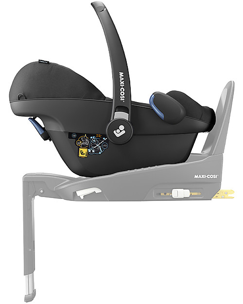 Maxi Cosi Seggiolino Auto Pebble Pro - Nero Essential - 0-12 mesi - Sicurezza i-Size Seggiolini Auto Gruppo 0+/1