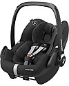Maxi Cosi Seggiolino Auto Pebble Pro - Nero Essential - 0-12 mesi - Sicurezza i-Size Seggiolini Auto Gruppo 0+/1