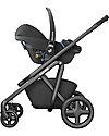 Maxi Cosi Seggiolino Auto Pebble Pro - Nero Essential - 0-12 mesi - Sicurezza i-Size Seggiolini Auto Gruppo 0+/1