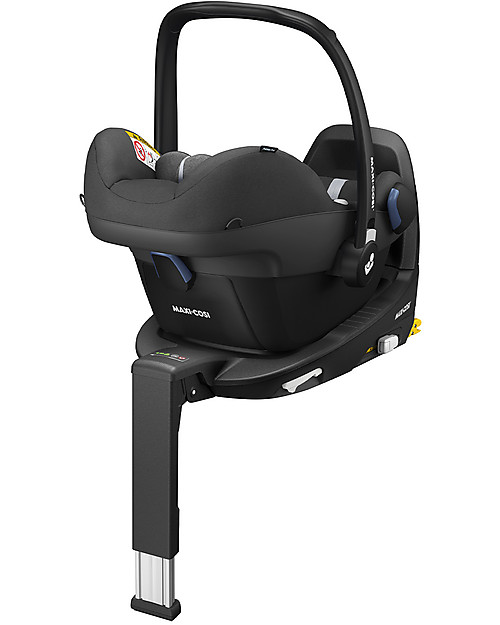 Maxi Cosi Seggiolino Auto Pebble Pro - Nero Essential - 0-12 mesi - Sicurezza i-Size Seggiolini Auto Gruppo 0+/1