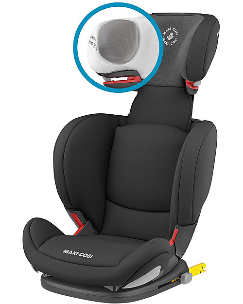 Maxi Cosi Seggiolino Auto RodiFix AirProtect - Nero Authentic - da 3 a 12 anni! Seggiolini Auto Gruppo 2/3