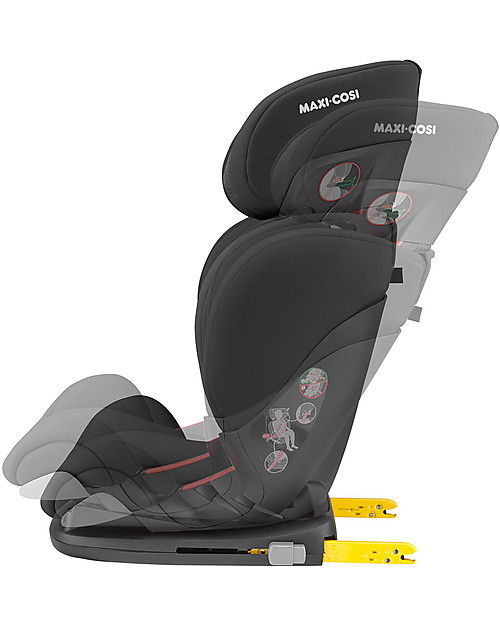 Maxi Cosi Seggiolino Auto RodiFix AirProtect - Nero Authentic - da 3 a 12 anni! Seggiolini Auto Gruppo 2/3