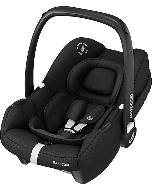 Maxi Cosi Seggiolino Auto Tinca - Nero Essential - 0-12 mesi - Sicurezza i-Size Seggiolini Auto Gruppo 0+/1