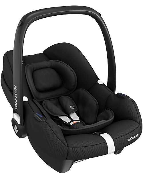 Maxi Cosi Seggiolino Auto Tinca - Nero Essential - 0-12 mesi - Sicurezza i-Size Seggiolini Auto Gruppo 0+/1