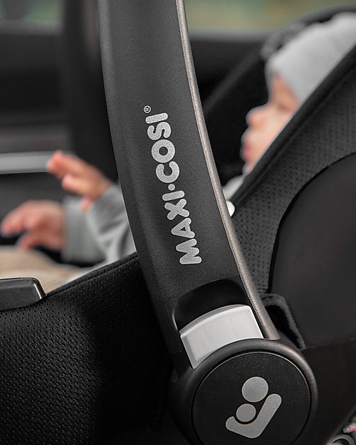 Maxi Cosi Seggiolino Auto Tinca - Nero Essential - 0-12 mesi - Sicurezza i-Size Seggiolini Auto Gruppo 0+/1