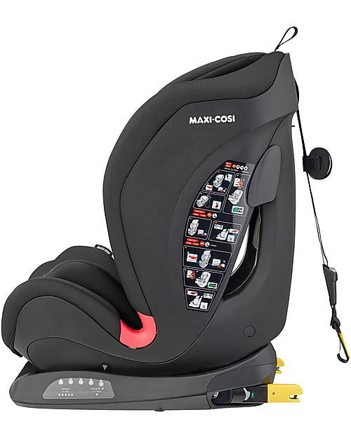 Maxi Cosi Seggiolino Auto Titan Gruppo 1/2/3 - Nero Basic - da 9 mesi a 12 anni! Seggiolini Auto Gruppo 1/2/3