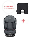 Maxi Cosi Seggiolino Auto Titan Plus Grafite Authentic + Cuscino Intelligente Antiabbandono E-Safety Seggiolini Auto Gruppo 2/3
