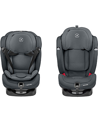 Maxi Cosi Seggiolino Auto Titan Plus Gruppo 1/2/3 - Grafite Authentic - da 9 mesi a 12 anni! Seggiolini Auto Gruppo 2/3