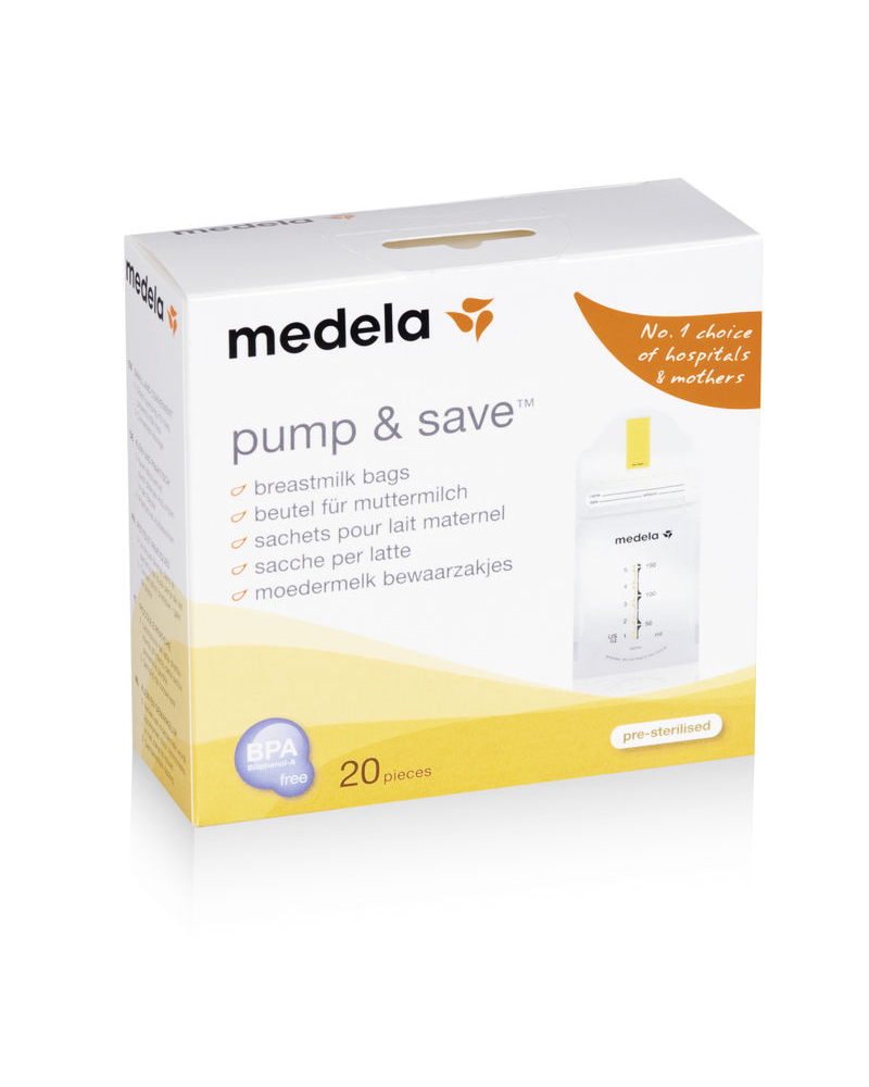 Medela Sacchetti per Latte Materno Pump & Save - Pacco da 20 donna