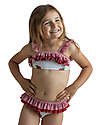 Meia Pata Costume Bikini Bambina - Lamponi - con Volant Costumi Due Pezzi