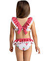 Meia Pata Costume Bikini - Fragole - con Fiocco e Volant Costumi Due Pezzi