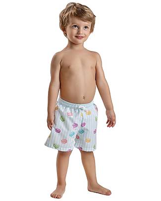 Meia Pata Pantaloncini da Bagno - Macarons - con Tasca Posteriore Boxer Mare