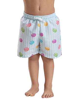 Meia Pata Pantaloncini da Bagno - Macarons - con Tasca Posteriore Boxer Mare