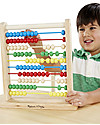 Melissa & Doug Abaco in Legno con Palline Colorate - Impara a contare divertendoti! Giochi STEM