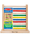 Melissa & Doug Abaco in Legno con Palline Colorate - Impara a contare divertendoti! Giochi STEM