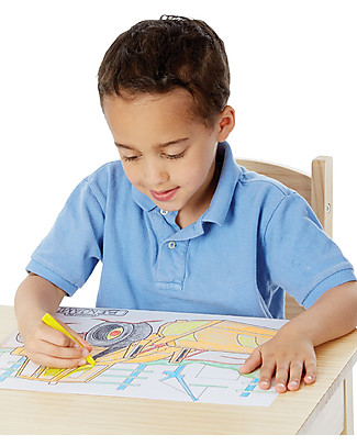 Melissa & Doug Album per Colorare Jumbo - Bambino - 50 grandi pagine! Colorare