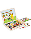 Melissa & Doug Animali e Persone in Legno Magnetizzate da Combinare Animali in Legno
