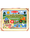 Melissa & Doug Animali e Persone in Legno Magnetizzate da Combinare Animali in Legno