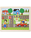 Melissa & Doug Animali e Persone in Legno Magnetizzate da Combinare Animali in Legno