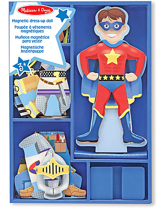 Melissa & Doug Billy - Personaggio in Legno con Vestiti Magnetizzati Giochi Magnetici