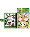 Melissa & Doug Blocchetto con Sticker Cuccioli - Crea le tue facce preferite - 65 Sticker Riutilizzabili Adesivi e Timbri