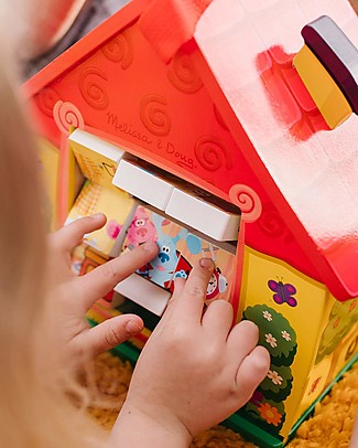 Melissa & Doug Blue's Clues & You - Casetta Giocattolo ad Incastri in Legno Giochi per Inventare Storie
