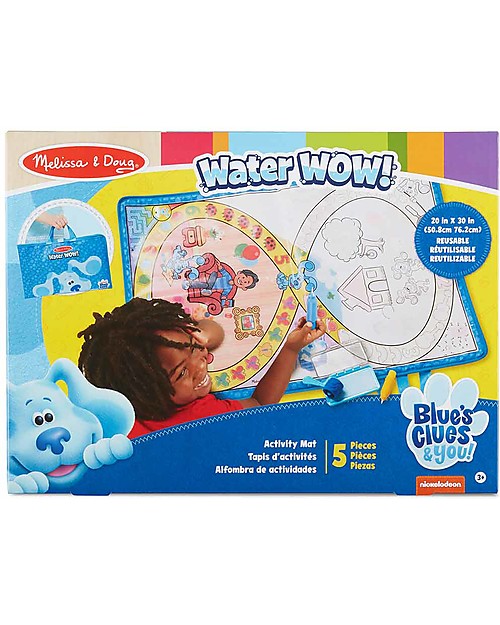 Melissa & Doug Blue's Clues & You - Piano da Gioco Water Wow con attività  unisex (bambini)