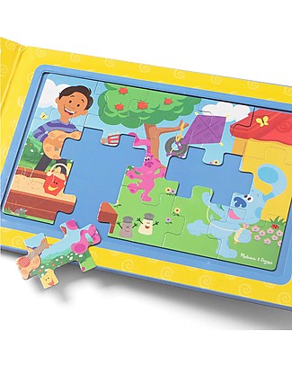 Melissa & Doug Blue's Clues & You - Puzzle Magnetico Portatile - 15 pezzi Puzzle