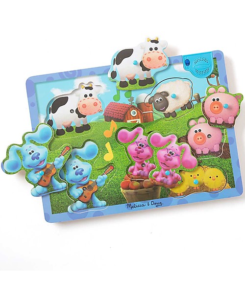 Melissa & Doug Blue's Clues & You - Puzzle Musicale in Legno con Pioli Puzzle