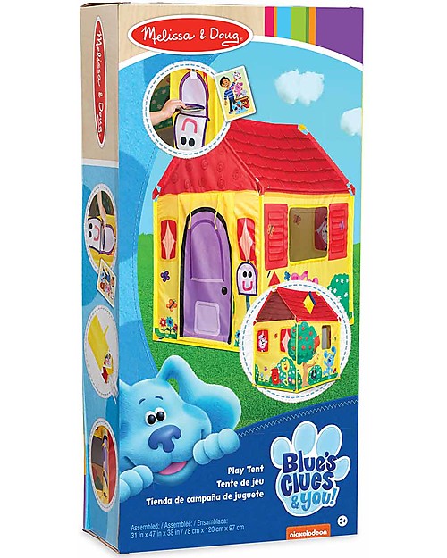 Melissa & Doug Blue's Clues & You - Tenda/Casetta Gioco - Alta 120 cm Casette per Bambini